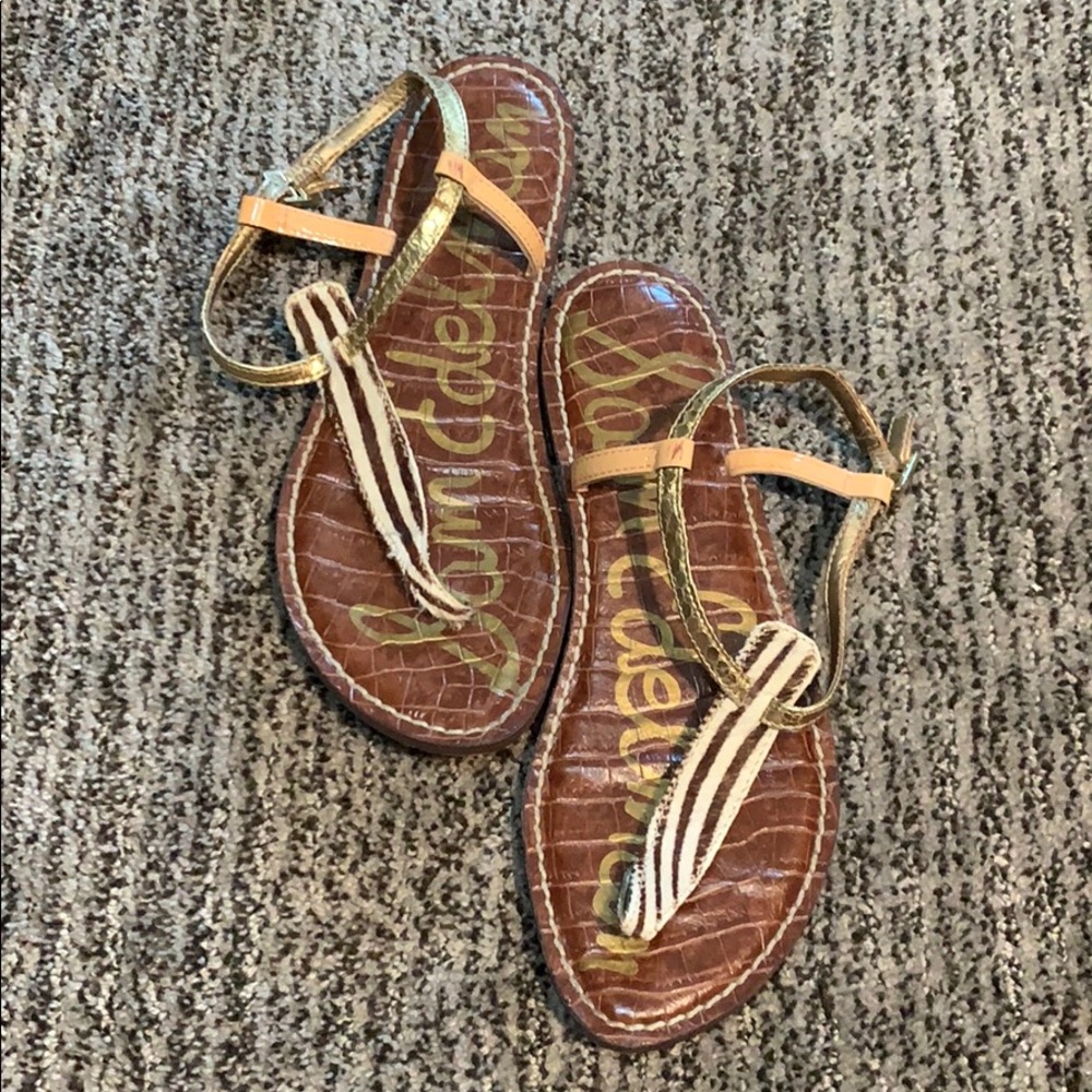 Sam Edelman Gigi Sandal in Zebra Combo - sz 6